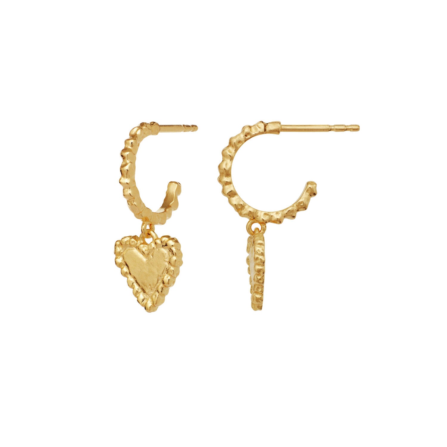 Rosalinde hoops - forgyldt